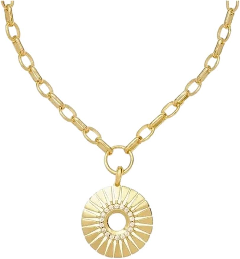Collar de cadena Hattie para mujer en oro