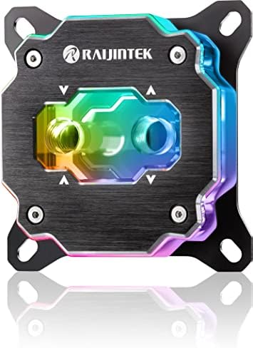 RAIJINTEK FORKIS PRO RBW, CPU Water Block with ARGB LED Light, Full Copper Material, Melted by alloying. with Adapting 3D Micro-fin Structure, alloying brazing (0R40B00200)