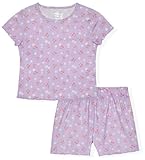 Sleep On It Girls Novelty Pajamas Set Short Sleeve & Shorts Sleepwear for Kids