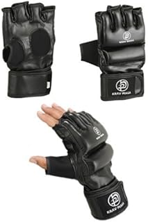 Krav Maga Black Grappling & Striking Freestyle Gloves - Small