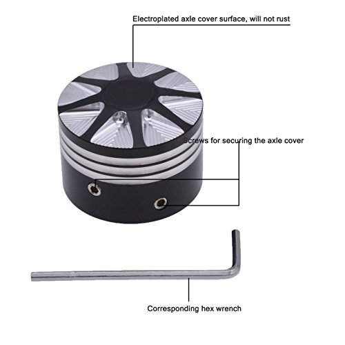 TUINCYN Motorfiets Vooras Cover Cap Moer Bolt Decoratieve Hardware Kit Voor Harley Touring Softail Road King Glide FLTR (1 set) - Image 4