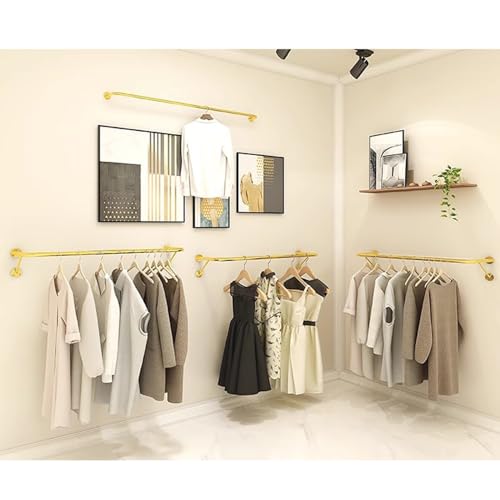 Perchero de pared de acero inoxidable para ahorrar espacio en zonas de colgar ropa 5