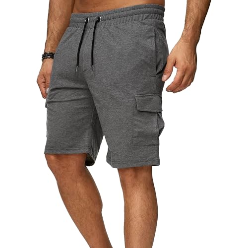 Shorts cargo deportivos para hombre con múltiples bolsillos miniatura 1