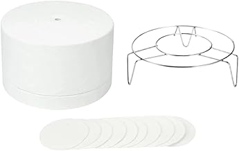 F Fityle Professional Small Microwave Kiln for Fusing Glass Melting DIY Glass Jewelry (With Stand)