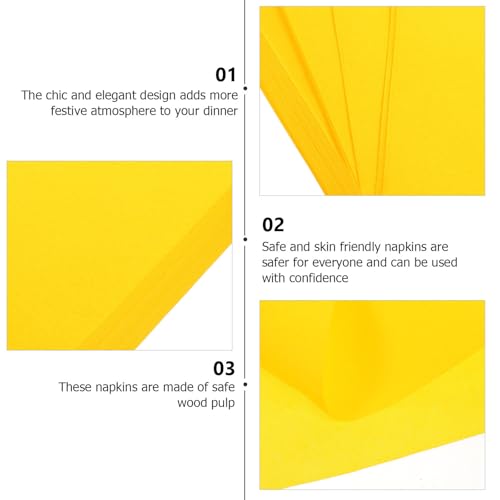 Serviettes en papier épaisses pour réception et usage quotidien