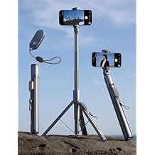 LISEN [0.01s-Open] Phone Tripod for iPhone, 67" Selfie Stick Tripod with Remote, Extendable Cell Phone Tripod Stand, Perfect for Travel Video Recording Live Stream Vlog for iPhone 17 Pro Max & Android