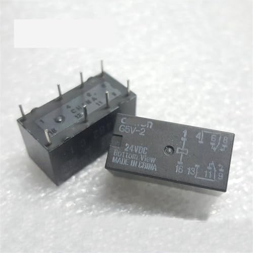 Relé de señal G5V-2-12VDC componentes electrónicos de 8 pines 12V 2A 5