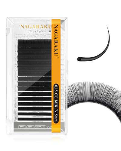 NAGARAKU Classic Individual Lash Extensions 0.15 CC 7-15mm Mix