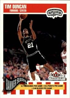 2002-03 Fleer Tradition #268 Tim Duncan NBA Basketball Trading Card