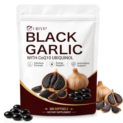 GREVIP Black Garlic CoQ10 Softgels