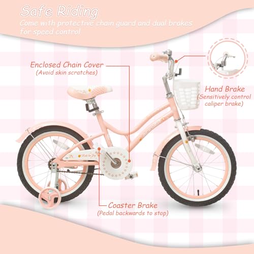 Image of ACEGER Kids Bike for Ages 2-14, 12-20 Inch Girls Bike