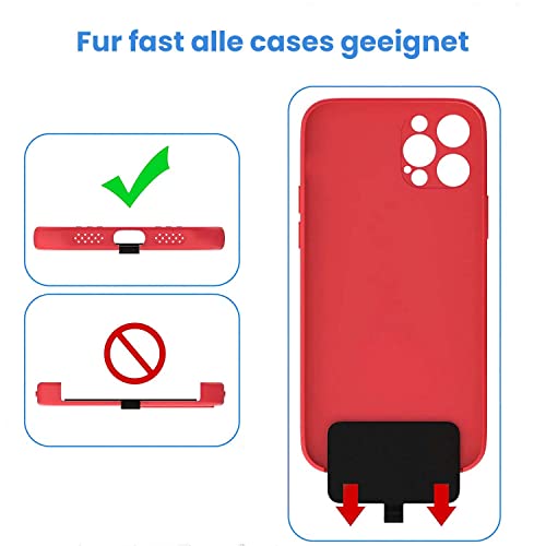 GUMO-LONG Handyband Universal zum Umhängen - Kompatibel mit jedem Handy und Smartphone, Kette zum Umhängen, Hülle mit Kordel… – Ansicht 3