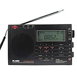Radio portátil multibanda, Receptor de Alta sensibilidad, estéreo de sintonización Digital FM/MW/SW/LW con Sonido Fuerte y Amplio Rango de recepción,Negro