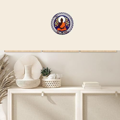 Image of madhubani lippan DIY Art kit Adults Materials Kit with 8 inch Round MDF DIY Kit for Adult madhubani Art kit lippan Art Board wall Decor Mandala Art kit Adults