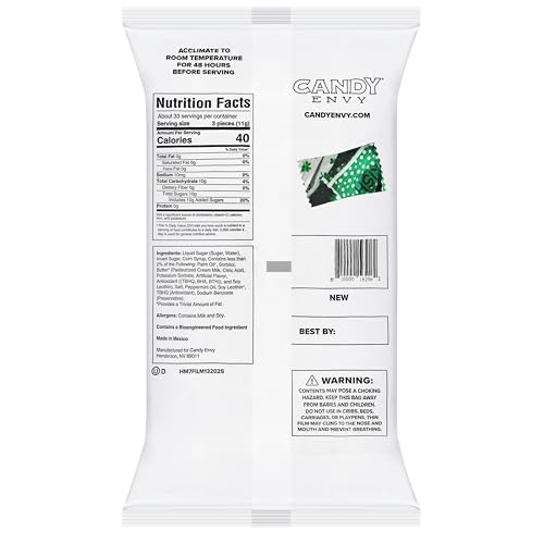 Candy Envy - St. Patrick's Day Buttermints - 13 oz. Bag - Approximately 100 Individually Wrapped Mints - St Paddy's Day - Thumbnail 2
