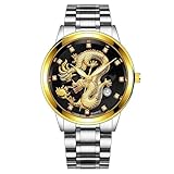 SERVICIO: Ofrecemos 1 año de garantía para este reloj de acero inoxidable para hombre. Si no está satisfecho, por favor déjenos un mensaje en Amazon y haremos todo lo posible para resolver el problema por usted. Nuestro equipo profesional de servicio al cliente responderá su pregunta por correo electrónico dentro de las 24 horas.