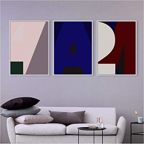 Affiche Musique Art Abstrait Noir et Blanc Impression Galerie Salon Chic 50x70cm
