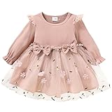 [coolspace] 女の子 ワンピース 子供 ドレス キッズ 桜の花付き きれいめ 春夏秋 七五三 前撮りベビードレス 長袖 半袖 フォーマル 結婚式 入学式 子供祝い 赤ちゃん 1歳2歳3歳 誕生日 チュールワンピース