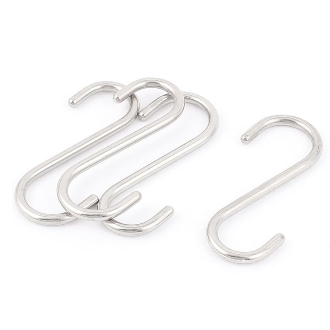 PARENCE.- Zestaw 13 metalowych haczyków S - 3 rozmiary (10 cm, 6 cm, 3,5 cm) - Wielofunkcyjny do kuchni, łazienki, ogrodu i przechowywania