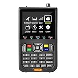 Satellite Finder DVB-S2X/S2/S LCD Screen Receiver Satellite Finder for Families, RVs, and Wild Camping