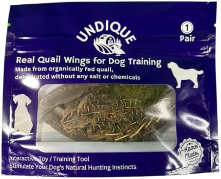 best bird harness for agility training that will surprise you 8 Premium Quail Wings for Dog Training - 1 Pair, Authentic Bird Scent from US Farms, Ideal for Scent and Hunting Training
