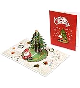 GREETING ART Carte De Noël Pop-up 3D Faite à La Main Avec