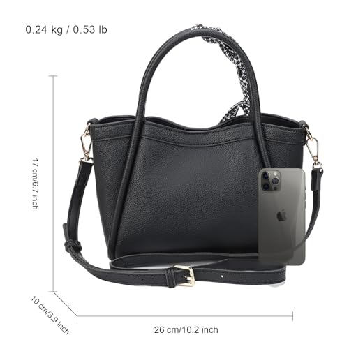 Crossbody Bags For Women Classic Top Handle Bags Shoulder Purse Fashion Top-Handle Satchel Handbags PU Leather2