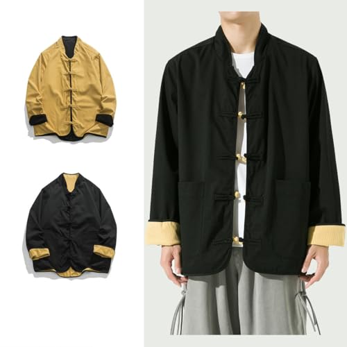 Hanfu homme coupe ample pour adopter un style rétro décontracté - 2