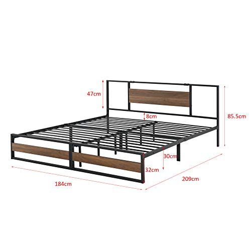 En.casa - Struttura Letto in Acciaio con Elementi