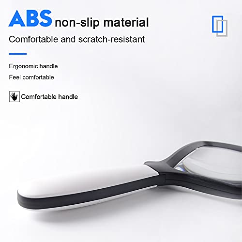 Vergrootglas Met 5 LED-lampjes - 3X Handheld Rechthoekig Vergrootglas,108x63 Mm Grote High-definition Acryllens… - Image 5