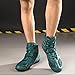 AIRFUL High Top Boxing Boots, Breathable Mesh Wrestling Sneakers Lightweight Bodybuilding Footwear Fashion Sparring Boxers Shoes (Color : Blue, Size : 5.5 Women/4 Men)