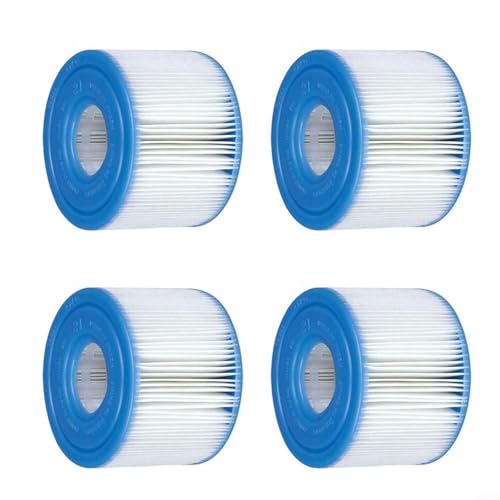 TONIXY Para Intex S1 29011E para cartucho de filtro de spa puro para piscinas, pieza de repuesto, captura eficiente de suciedad que prolonga la vida útil de la bomba (4 piezas)