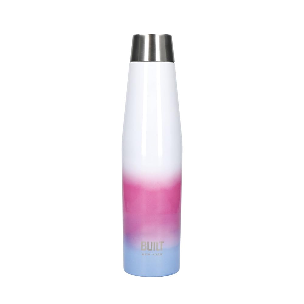 Built Perfect Seal Apex Interactive Water Bottle - 540ml - Stainless Steel - Leakproof