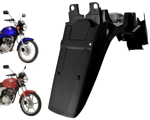 Paralama Traseiro B Cg Titan 150 04 a 2008 Preto Melc 172701