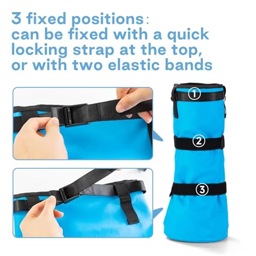 Image of Easy Use Hoof Soaking Boot for Horses,Ice Boots for Horses Horse Soaker Bag,Hoof Shoes Hooves Care Treatment Bucket with EVA Pad浸