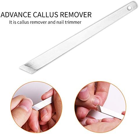 Manicure Tools Pedicure Tools-multi-function Double End Nail Lifter, Ingrown Toenail Tool, Callus Remover and Trimmer Cutters Nail Tools With 100% Stainless Steel With Non-slip Handle
