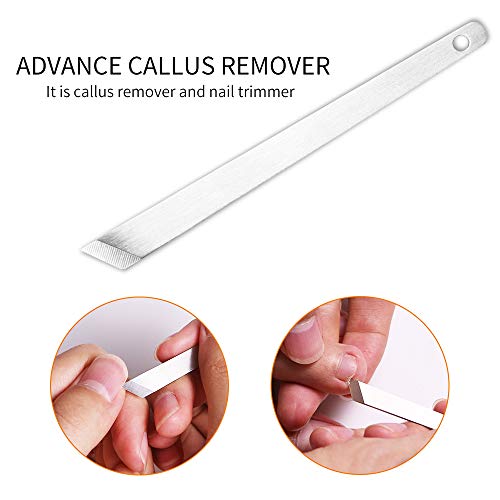 Manicure Tools Pedicure Tools-Multi-Function Double End Nail Lifter, Ingrown Toenail Tool, Callus Remover And Trimmer Cutters Nail Tools With 100% Stainless Steel With Non-Slip Handle #TOP4