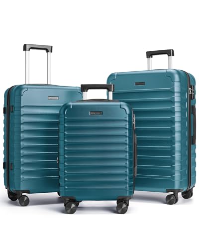 LIGHT FLIGHT 3-Piece Hard Shell Luggage Set 20/24/28 Inch
