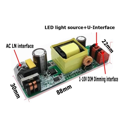 Transformateur LED courant constant 0-10V isolation tension large 30W