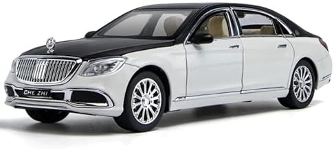 Invite 1:32 Scale Benz Maybach S600 | Diecast Model Alloy Metal Pull Back Toy car for Kids with Openable Doors & Light, Music Toy Vehicle for Kids | Toys & Gift 【Colors as Per Stock】