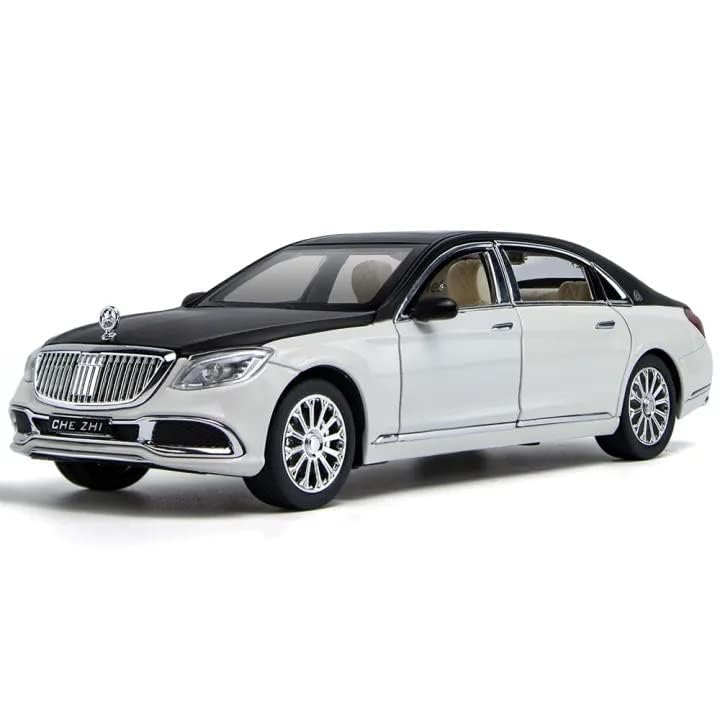 ARNIYAVALA Mercedes Benz Maybach S600 1:24 Big Size Diecast Scale Model Alloy Metal Pull Back Toy car for Kids with Openable Doors & Light, Music Toy Vehicle for Kids (White+Black) (B0D94GR8K3) Amazon Price History, Amazon Price Tracker