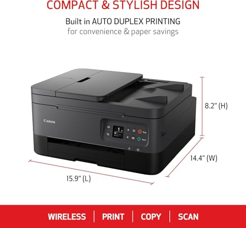 Canon Pixma TR7020a Wireless All-in-One Black by Canon - Image 2