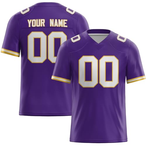 Custom Football Jersey Personalized Football Uniform Stitched Printed Team Name Number Logo for Men Women Kids