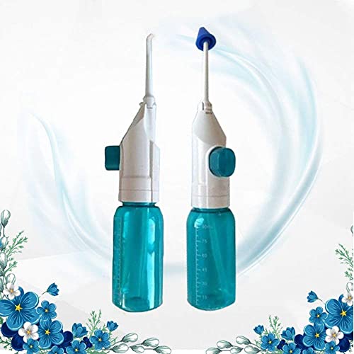 Image of Water-Jet Flosser Air technology Cords Speed Dental Care Tooth Pick Power Dental Cleaning Whitening Teeth Kit Power Floss Air Powered Dental Water Jet (White) (Water Teeth Flossing)