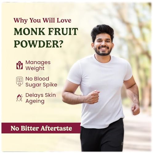 Image of Homeda Monkfruit Sweetener Organic with Non-GMO Erythritol (360g) 1:1 Sugar Substitute | Monk Fruit Powder Sweetner Extract for Diabetes - Healthy Keto Zero Calorie Sugar