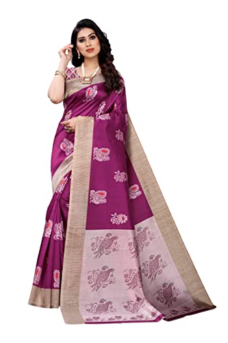 Image of Yashika Women's Sarees Women's Combo Art Silk Printed Saree With Unstitched Blouse Piece |saree for Women | saree combo | New Sari | Saree Pack Of 3