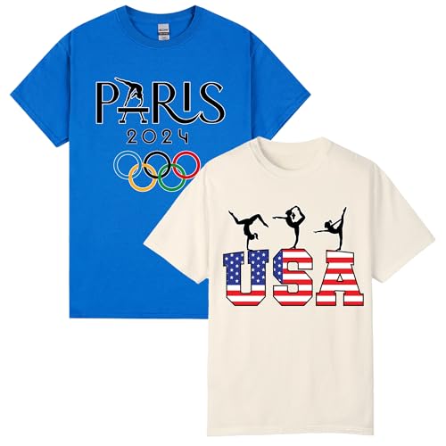 Handmade Shirt Pars 0lympics 2024 T Shirts, Gymnastics USA