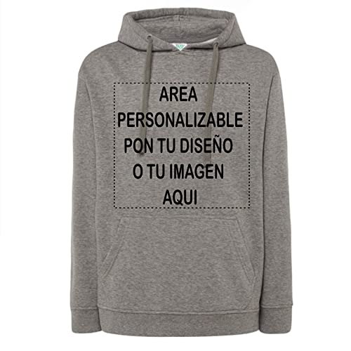 camisoleta CMSLT Sudadera con Capucha - Personalizable por impresión Textil Directa (DTG) - Imagen limitación de Colores… (Azul Royal, s)
