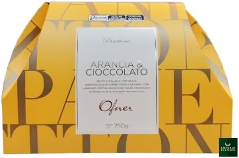 PANETONE OFNER ARANCIA E CIOCCOLATO 750 GRAMAS