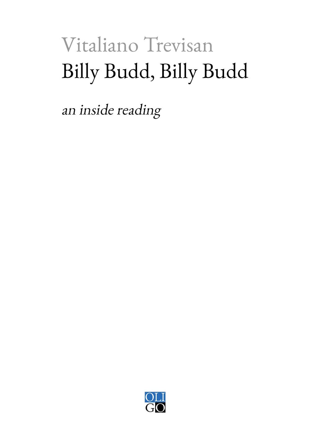 Billy Budd, Billy Budd. An Inside Reading - 4
